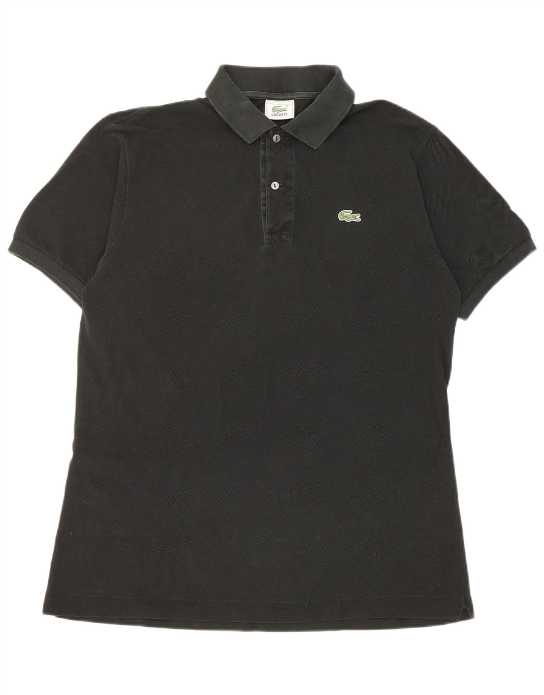 Lacoste herre poloskjorte str. 4 Medium Sort bomuld