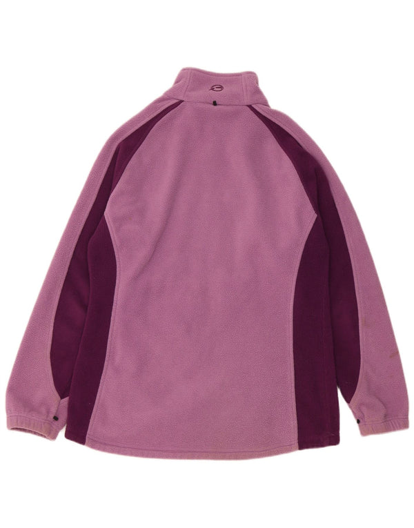 Sprayway Womens Liner Fleece Jacket UK 12 Medium Purple Colourblock