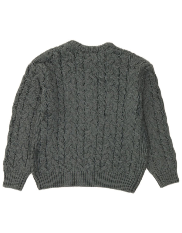 Zara Mädchen-Pullover mit Rundhalsausschnitt, 9–10 Jahre, Grau