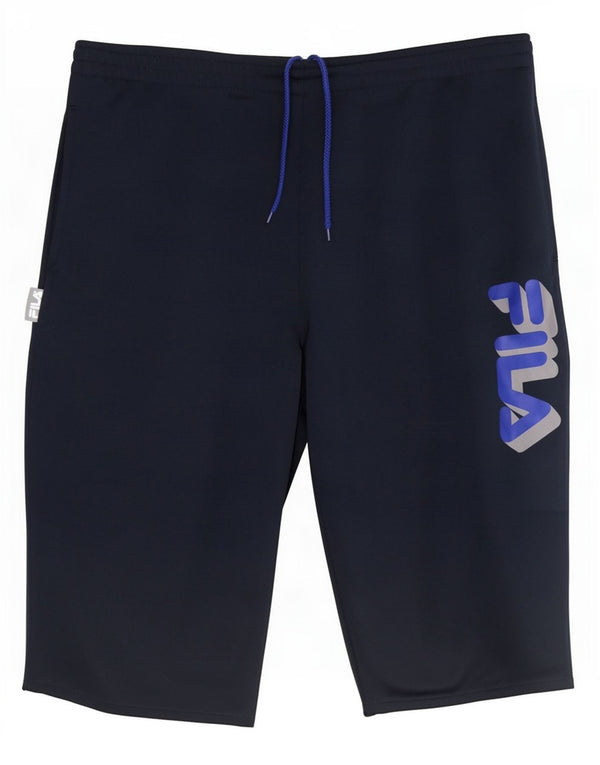 Pantaloni scurți sport grafic Fila pentru bărbați IT 46/48 Poliester bleumarin mic