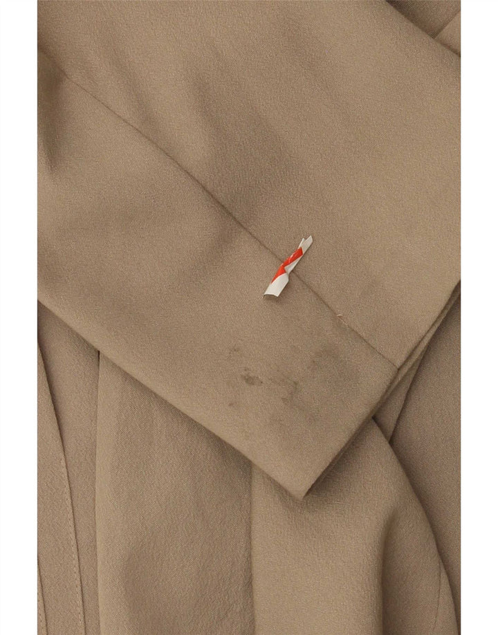 Blazer Vintage pentru bărbați cu 1 nasture UK 38 Medium Beige Viscose