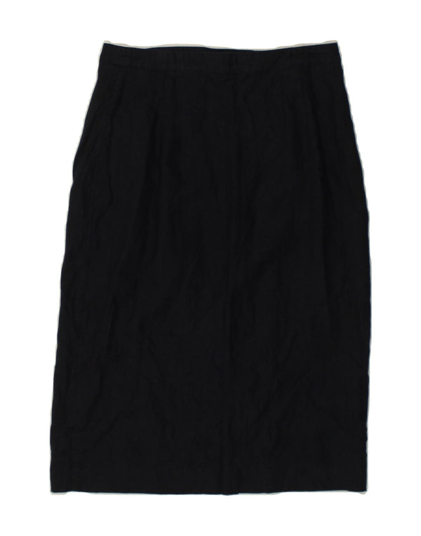 JAEGER Falda lápiz para mujer UK 10 Small W27 Azul marino