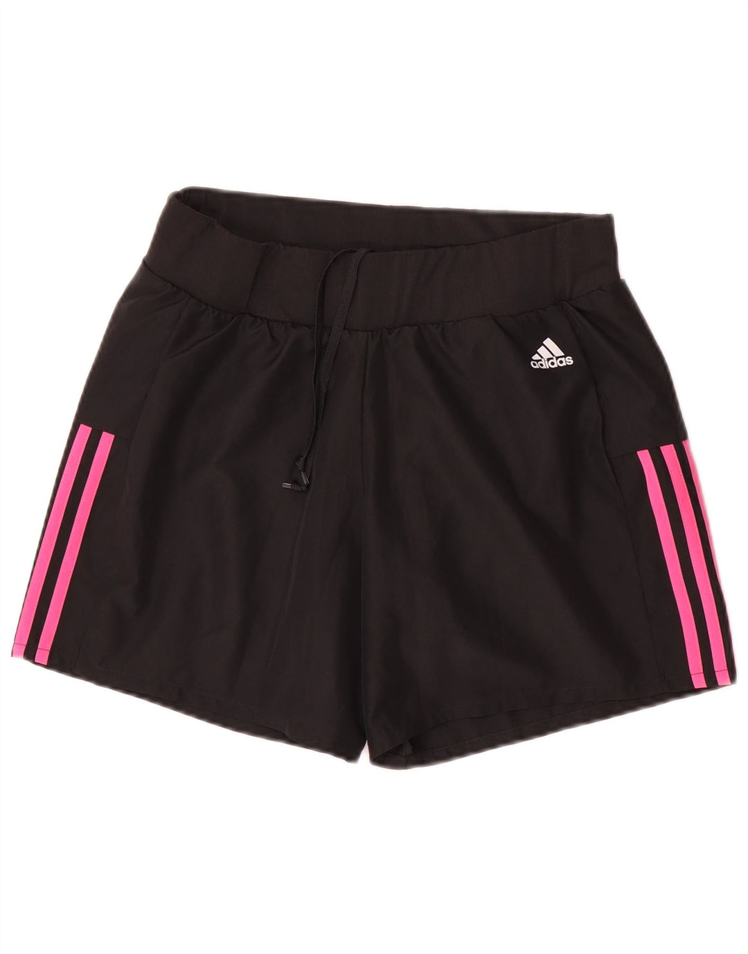 Adidas Womens Sport Shorts UK 10 Small Black Polyester