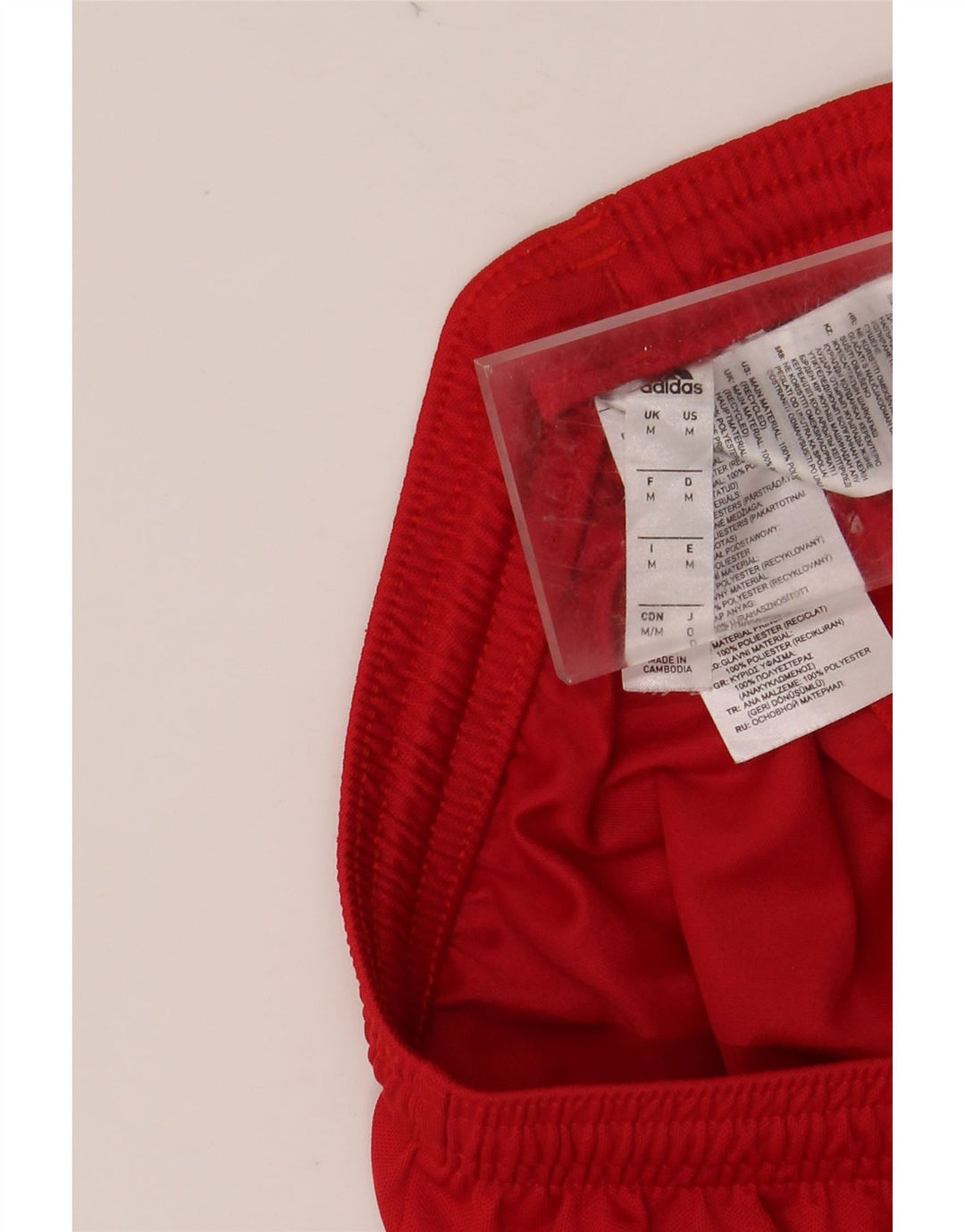 ADIDAS Mens Aeroready Sport Shorts Medium  Red Polyester