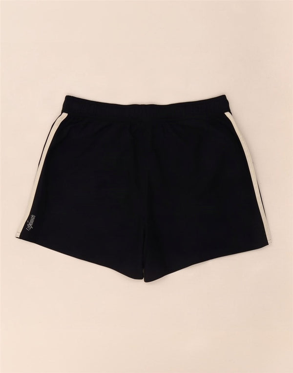 Pantaloncini sportivi da uomo Adidas medi neri in poliestere