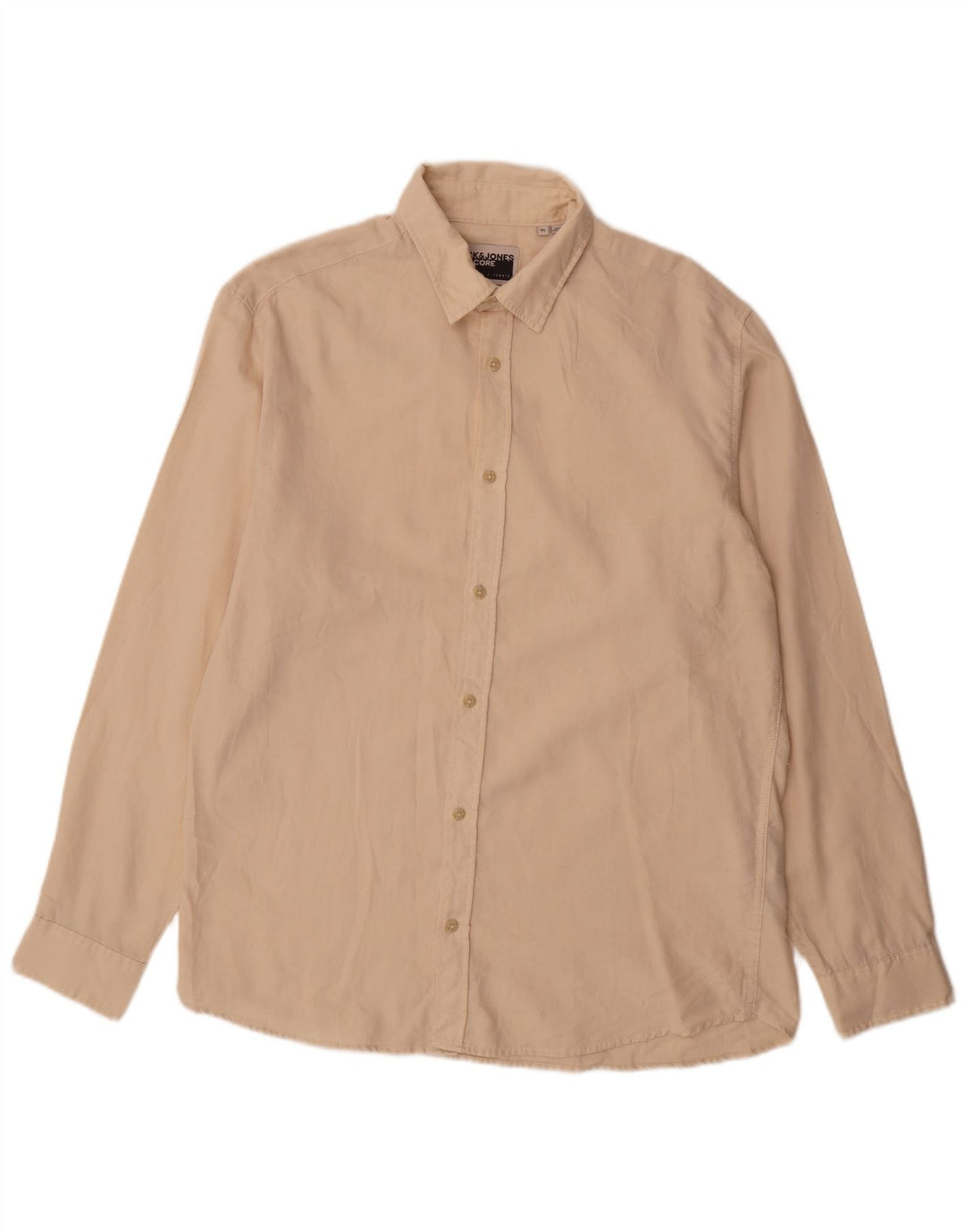 Camisa masculina Jack & Jones XL algodão bege