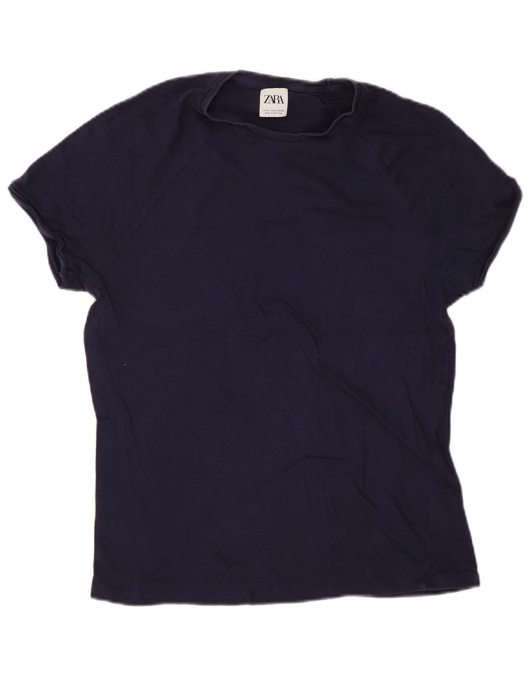 T-shirt Zara da uomo Top Small Blu Navy