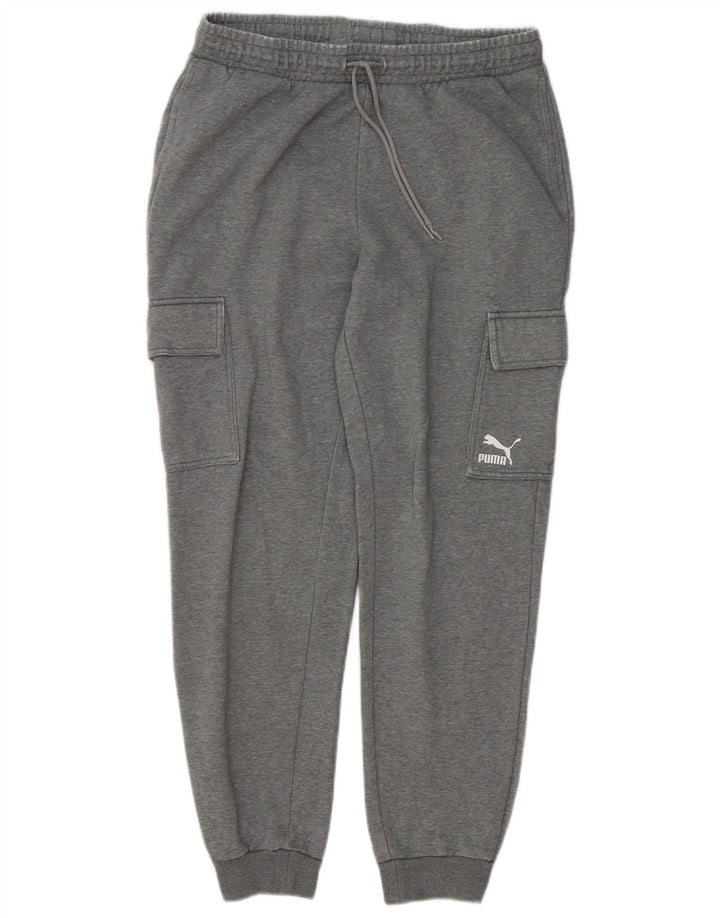 Puma Mens Cargo Tracksuit Trousers Joggers Large Grey