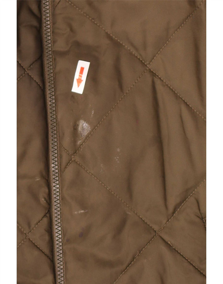 Gilet trapuntato da uomo Barbour UK 42 XL kaki poliammide