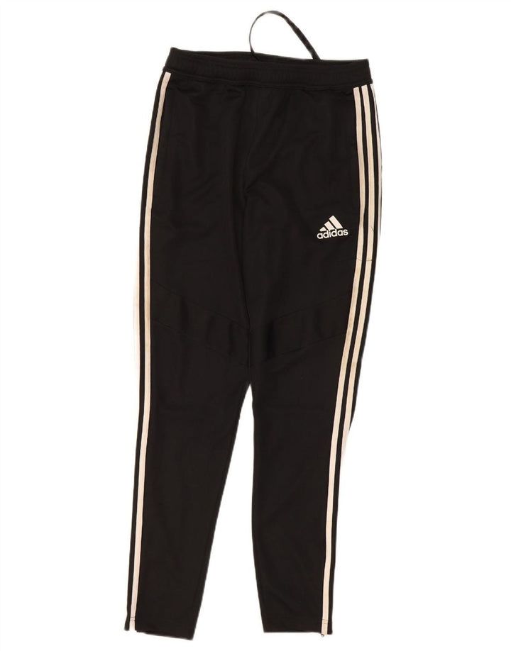 Męskie spodnie dresowe Adidas Climacool, małe, czarne, poliestrowe