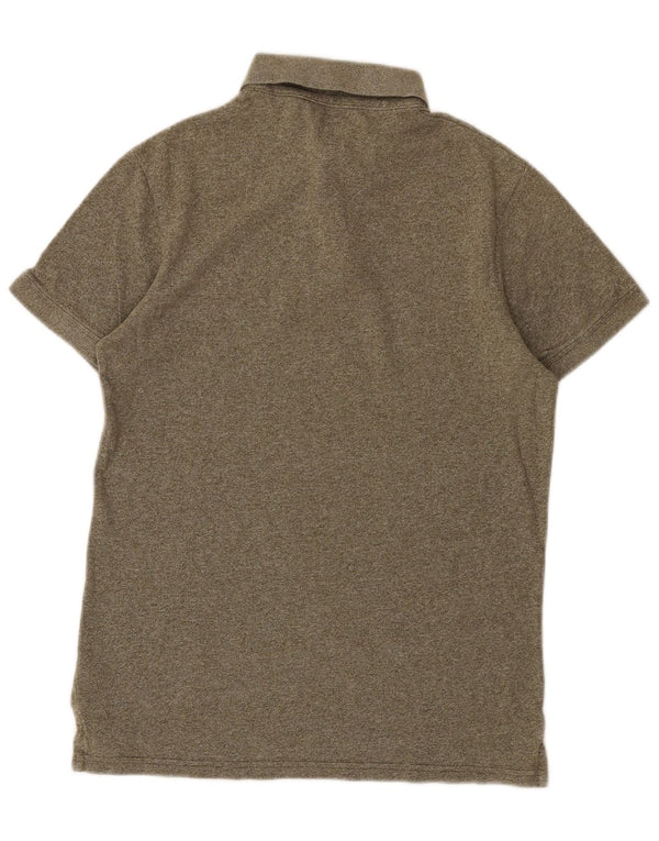 Polo da uomo Jack Wills XS in cotone screziato kaki