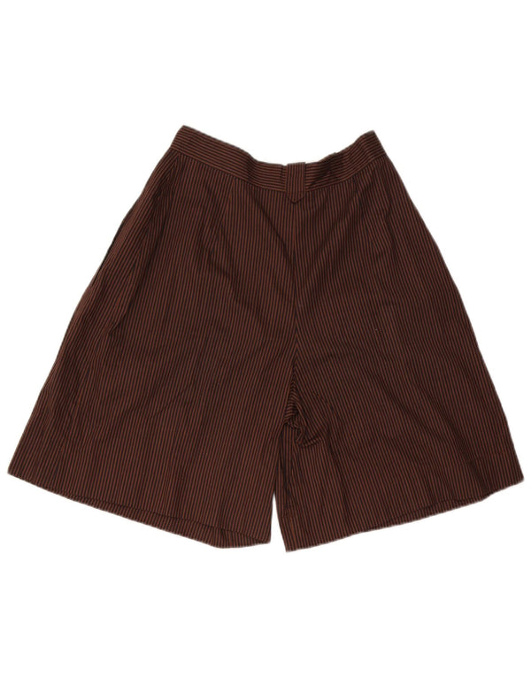 Vintage γυναικείο ψηλόμεσο βερμούδα IT 44 Medium W28 Pinstripe