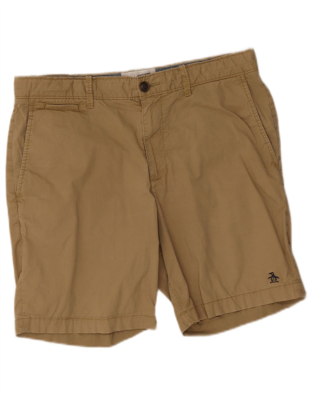 Penguin Mens Chino Shorts EU 48 Medium W32  Beige Cotton