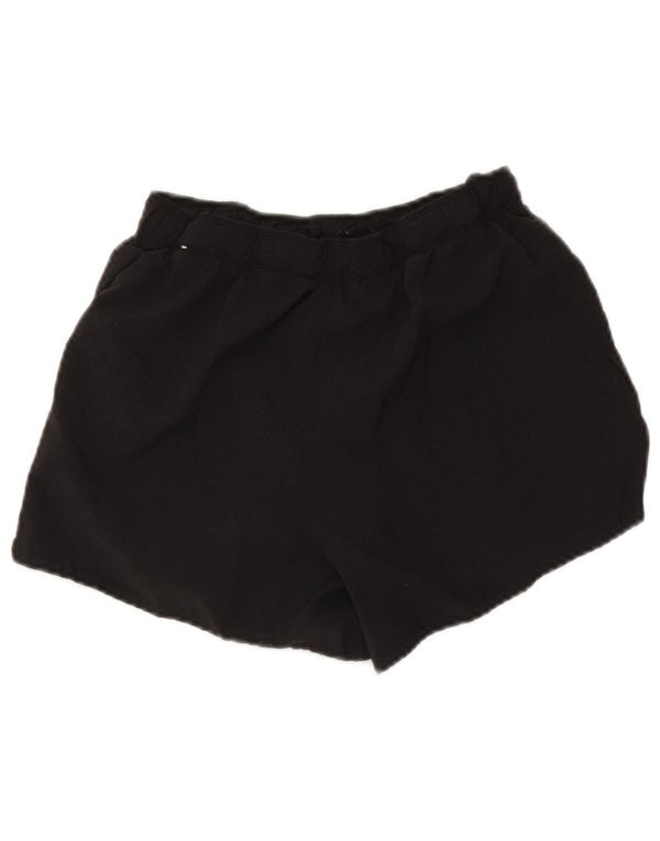 Pantaloncini sportivi Nike da donna Dri Fit UK 8 piccoli poliestere nero