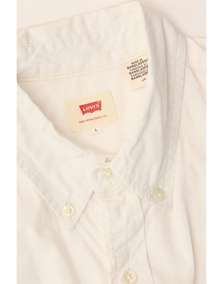 Camicia Zara Uomo Large Bianca
