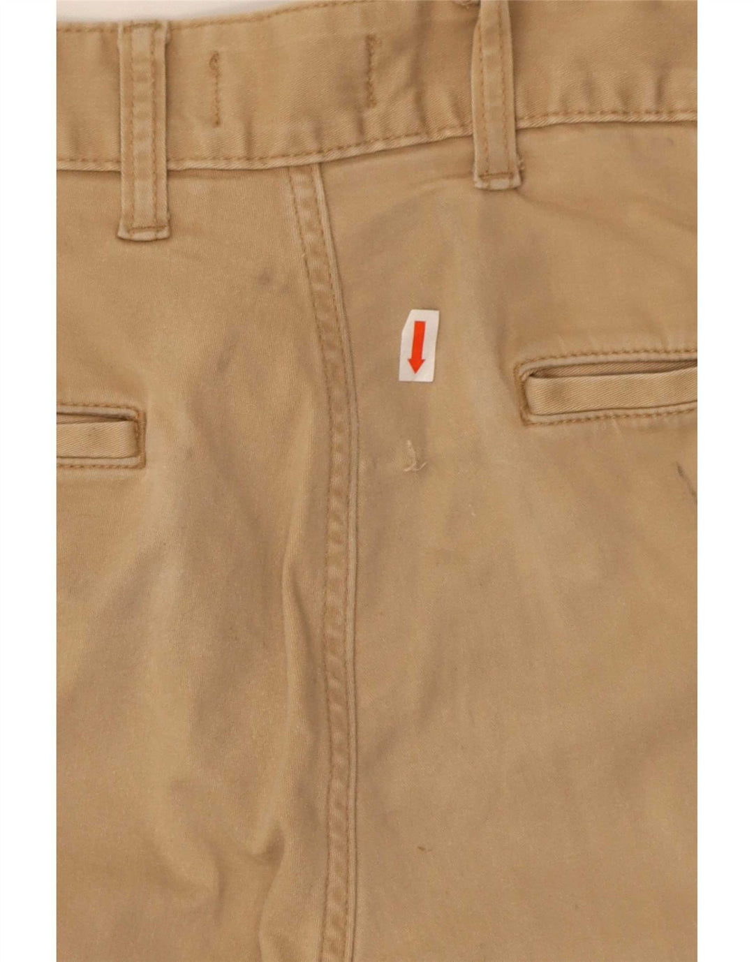 Tommy Hilfiger Mens Chino Shorts W33 Medium Beige Cotton