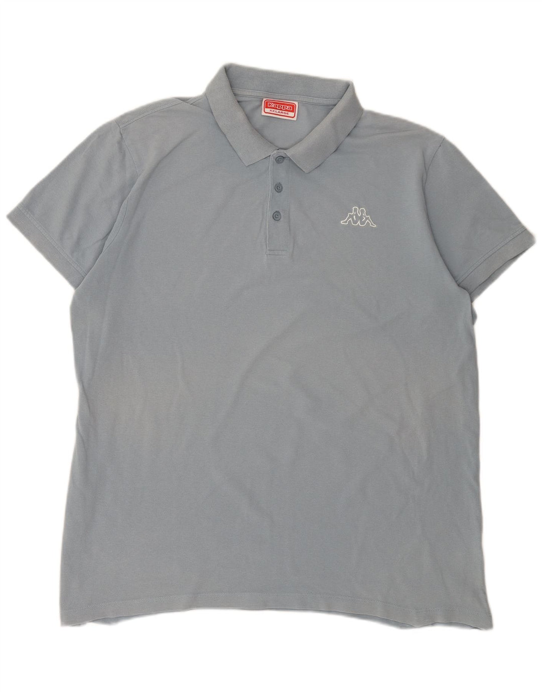 Kappa Mens Polo Shirt 2XL Blue Cotton
