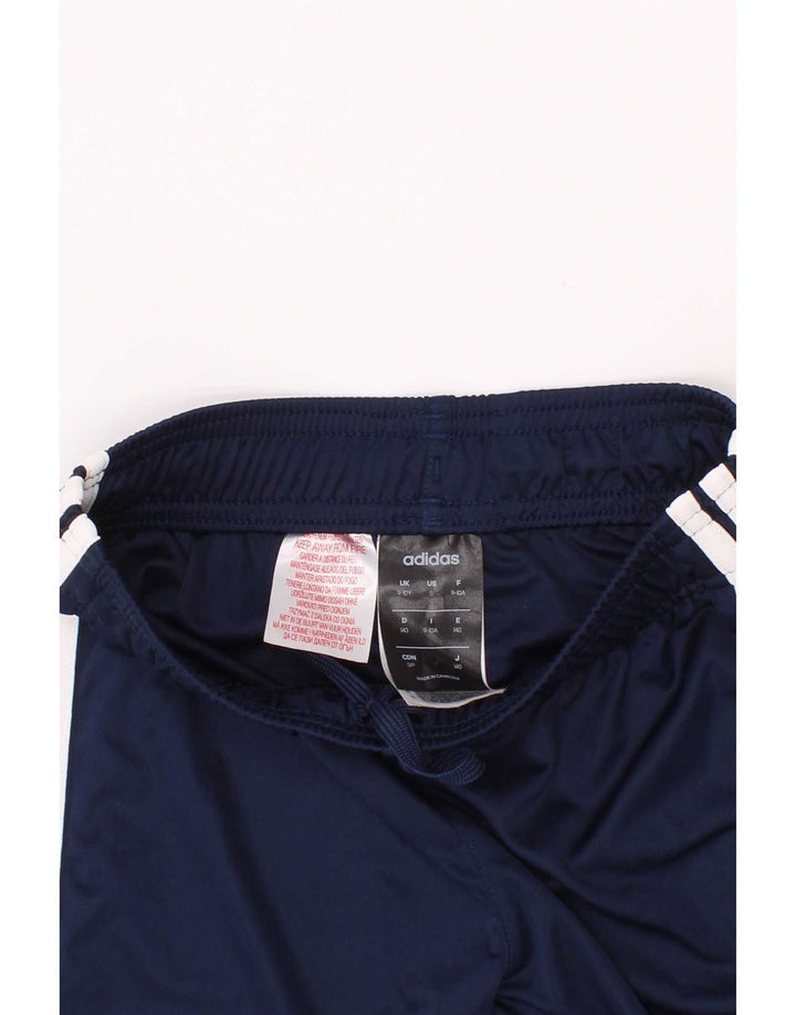 Adidas Boys Climalite Sport Shorts 9-10 Years Navy Blue Polyester