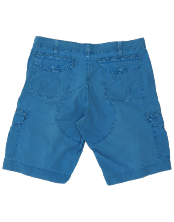 Napapijri Herre Geographic Cargo Shorts W36 Large Blue Cotton