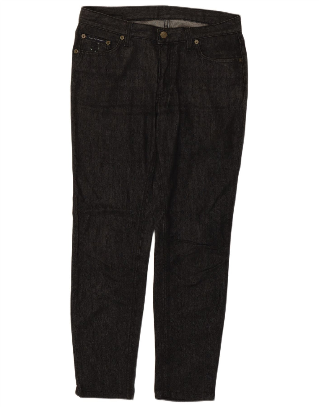 Jeans slim da donna Gant W32 L27 cotone grigio