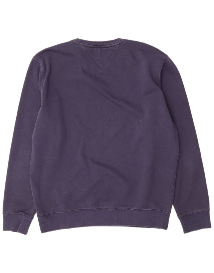 Tommy Hilfiger Herre Sweatshirt Jumper Stor Marineblå Bomuld