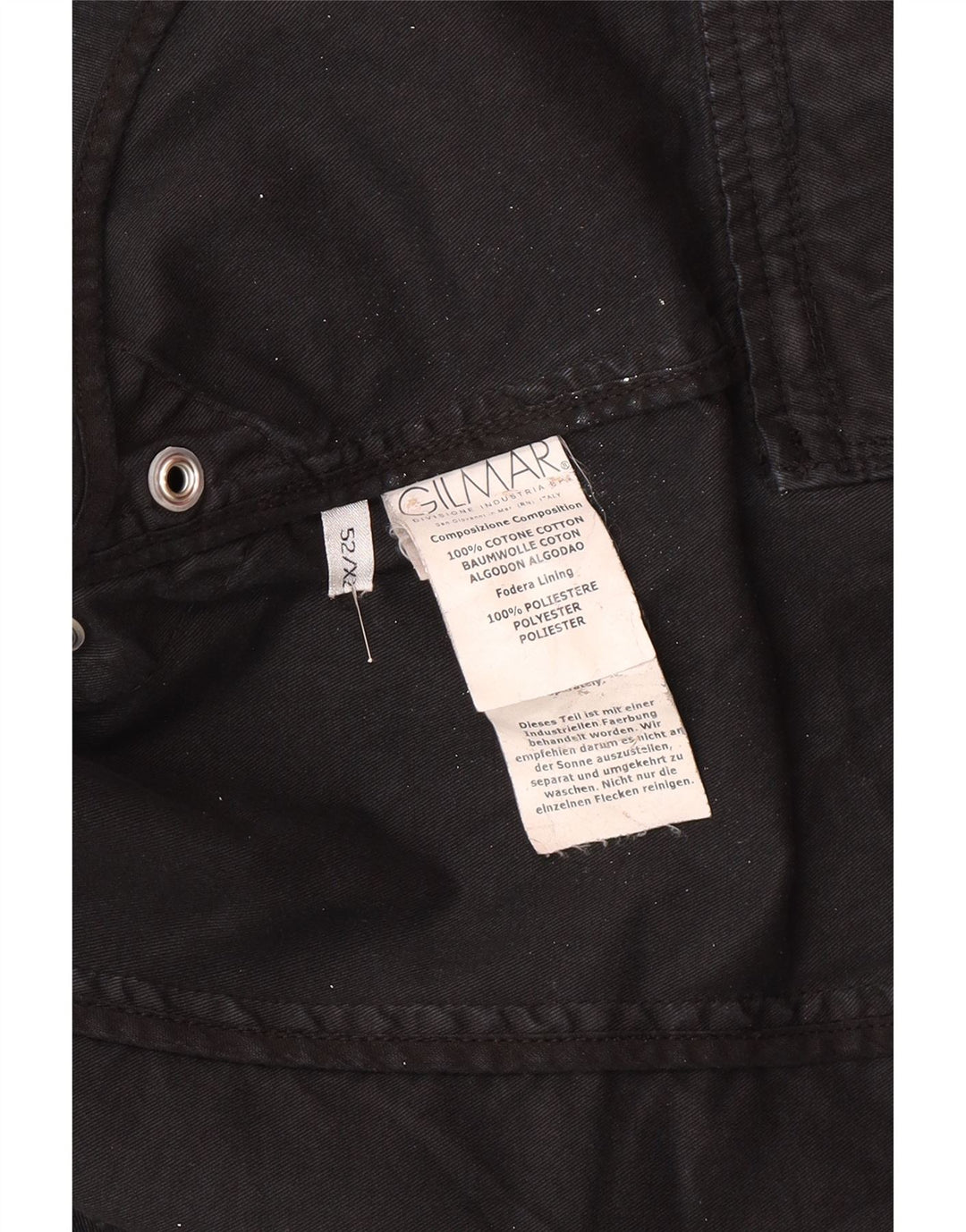 Iceberg Herren-Jeansblazer mit 2 Knöpfen, IT 52 XL, graue Baumwolle