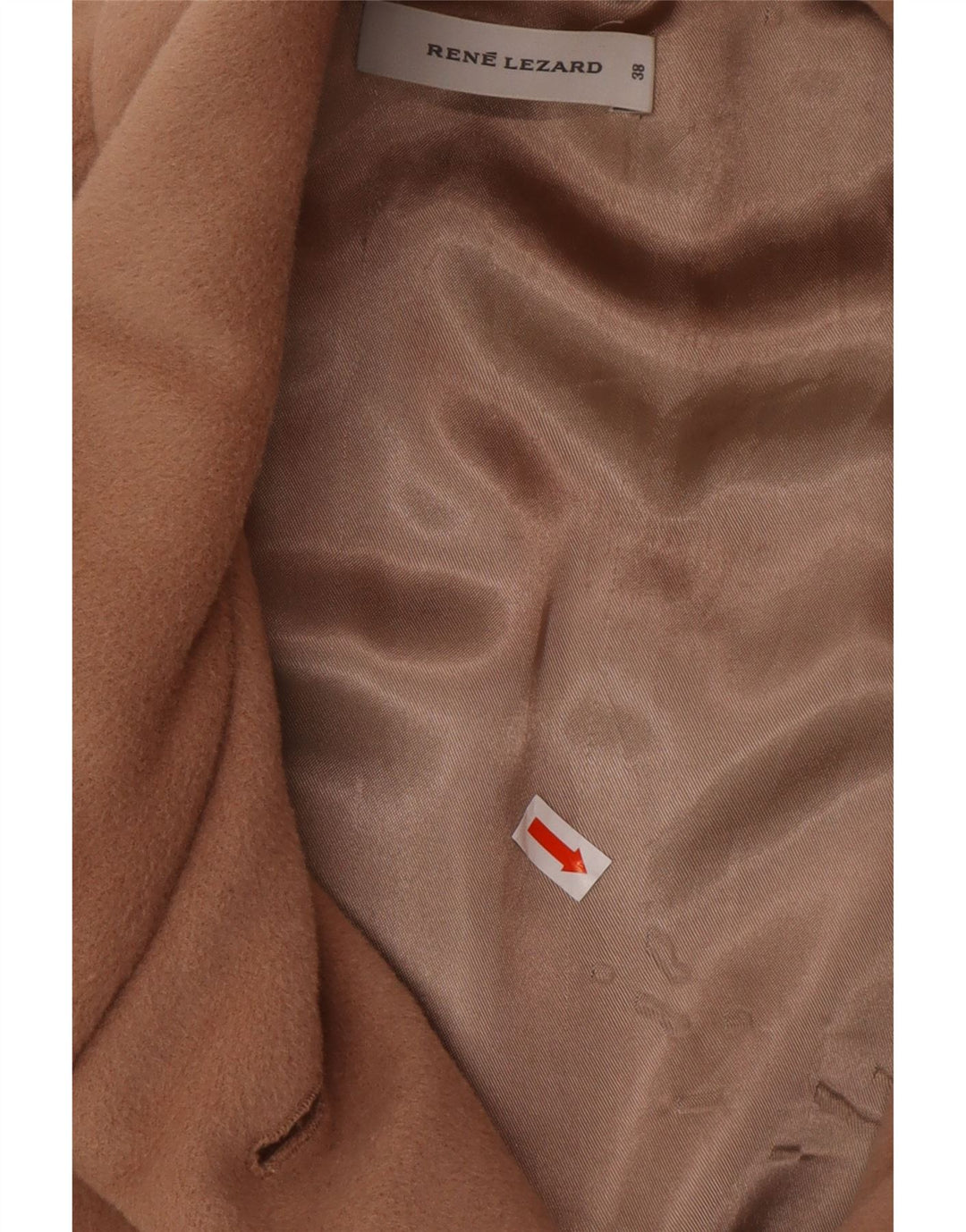 Soprabito da donna RENE LEZARD EU 38 Lana beige medio