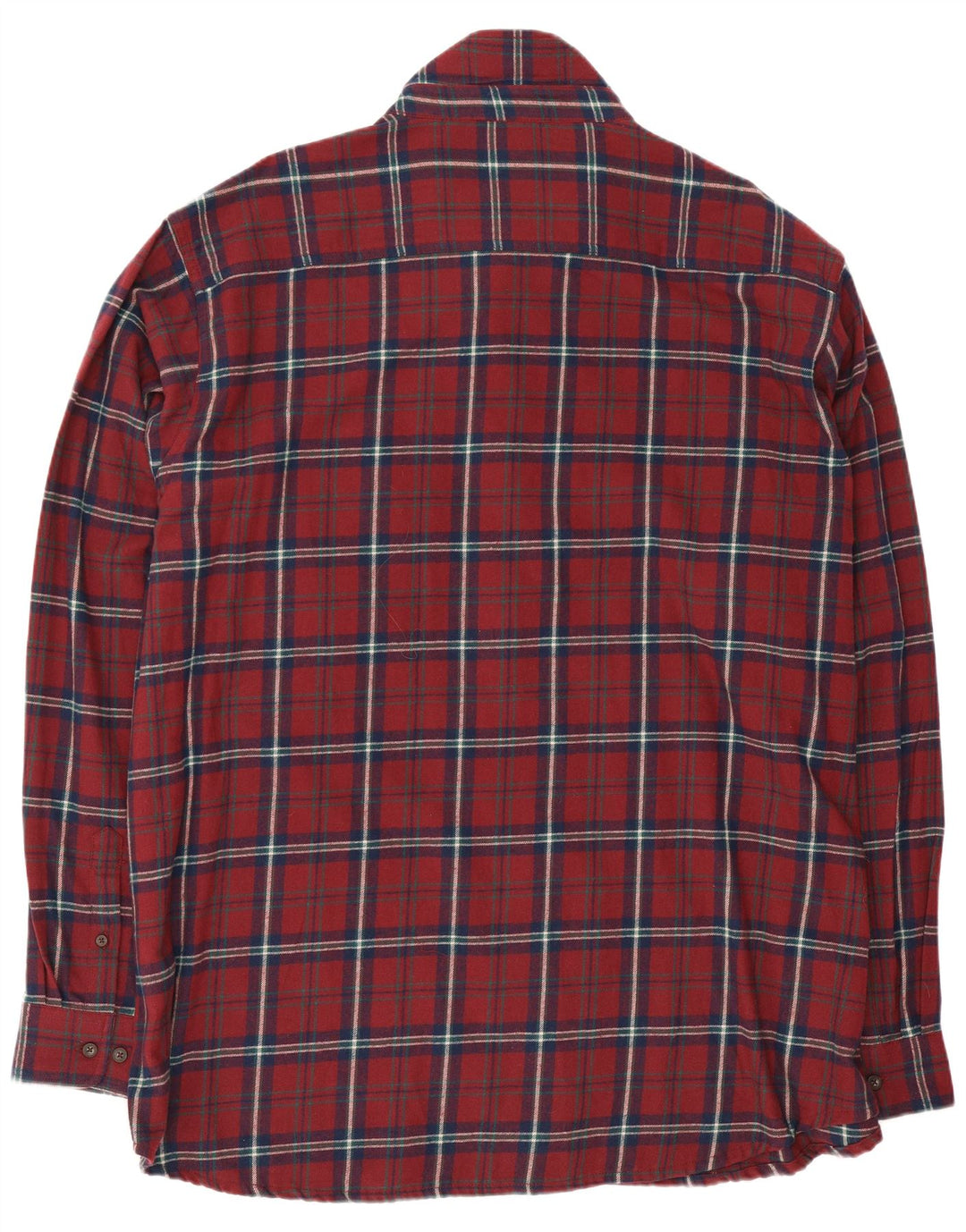 Cotton Traders Mens Flannel Shirt 3XL Red Plaid