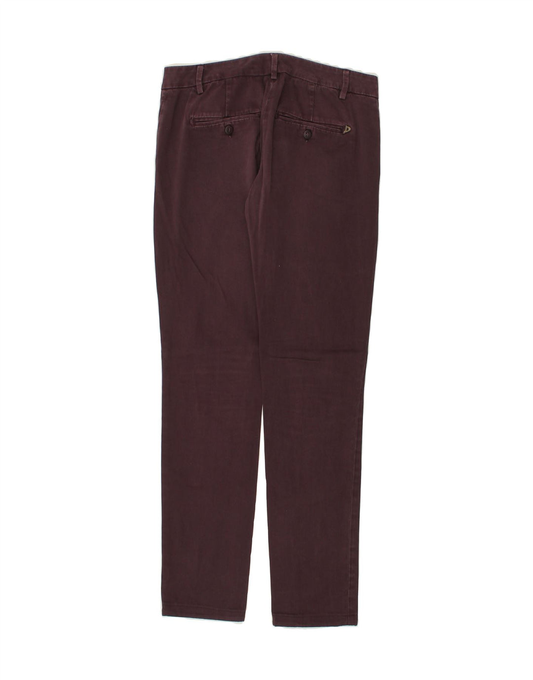 DONDUP Womens Slim Chino Trousers W28 L31  Purple Cotton Vintage Dondup and Second-Hand Dondup from Messina Hembry 