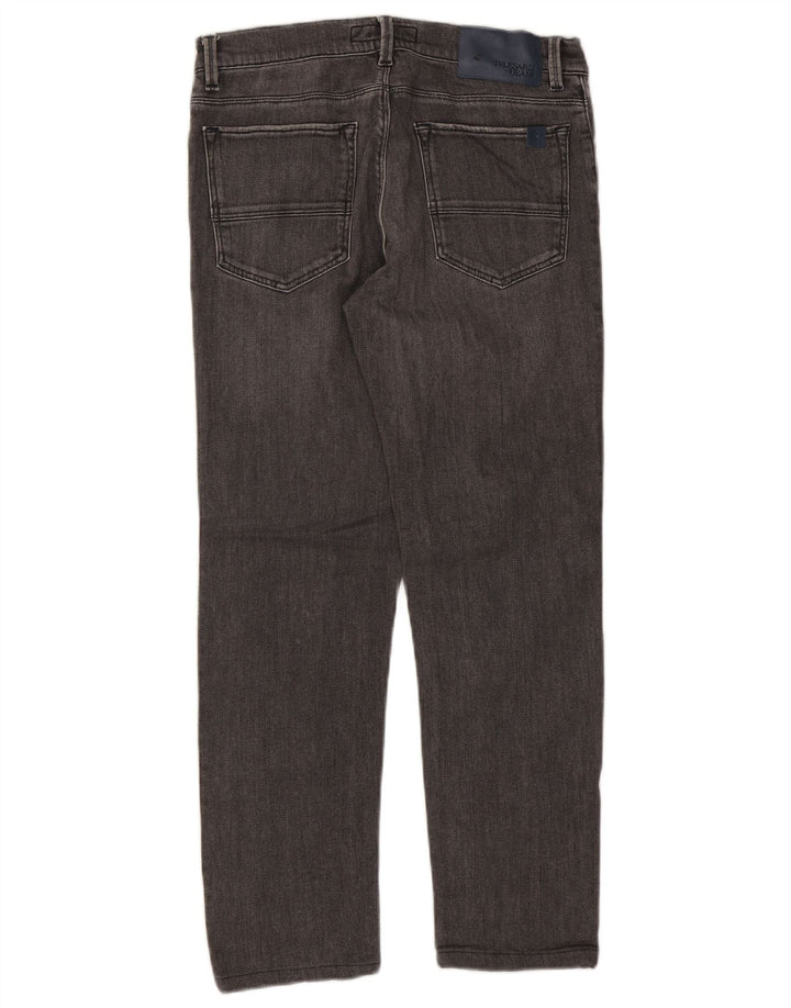 TRUSSARDI Herren Straight Jeans W30 L27 Grau