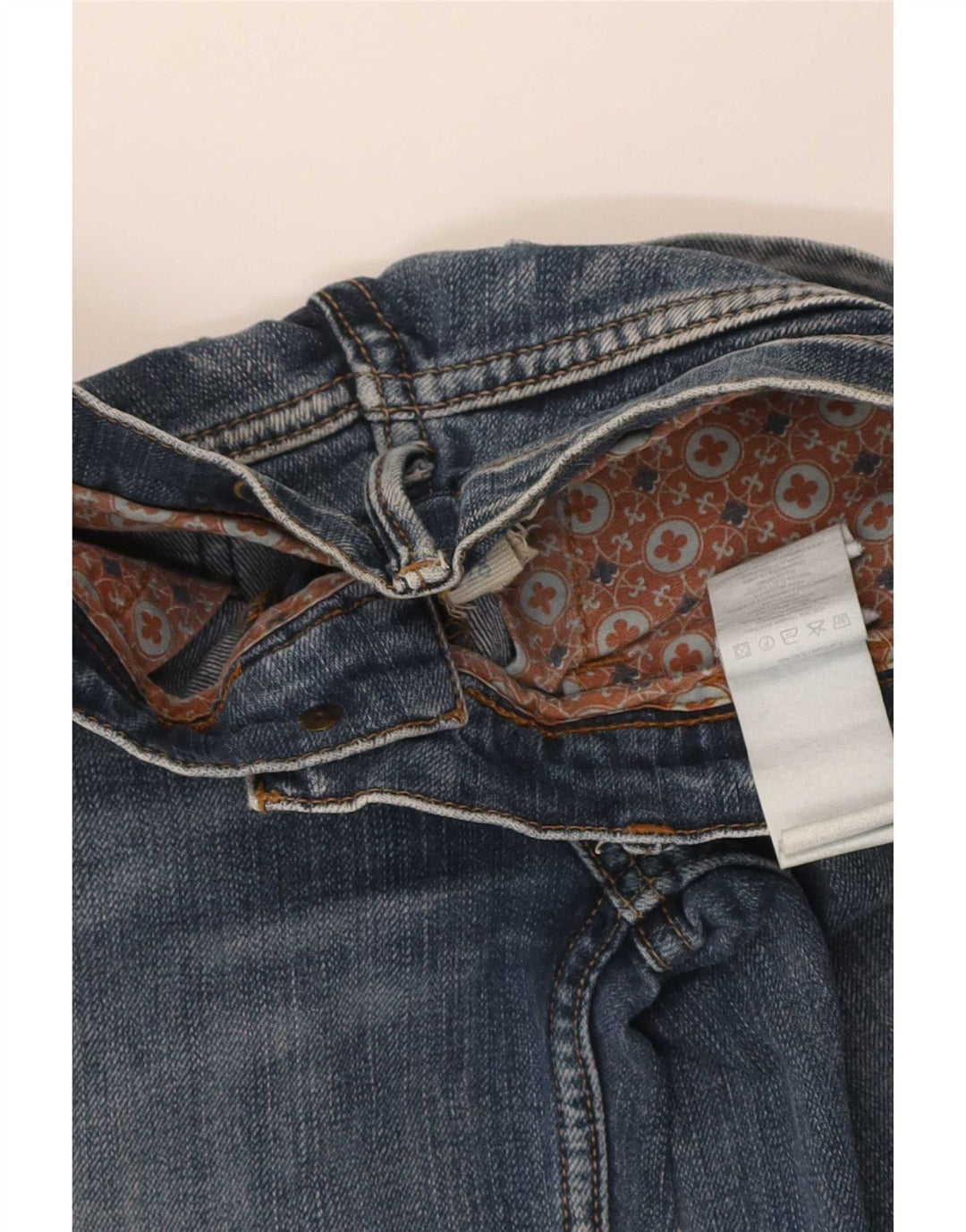 Jeans bootcut da donna Fishbone W28 L33 cotone blu