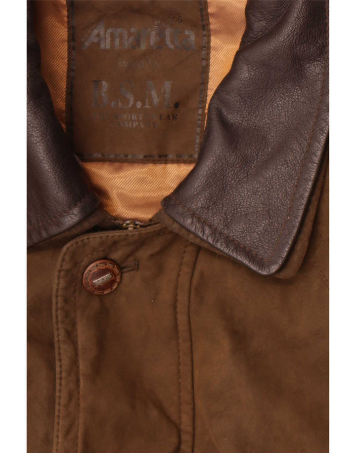 B.S.M Abrigo para hombre UK 42 XL Poliamida caqui