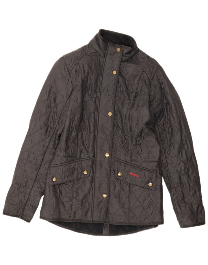 Barbour Damen Steppjacke UK 10 Small Black Classic