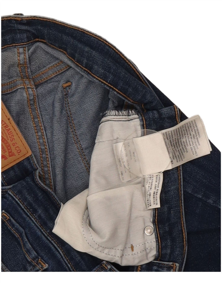 Levi's Womens Skinny Jeans W32 L30 Blue Cotton