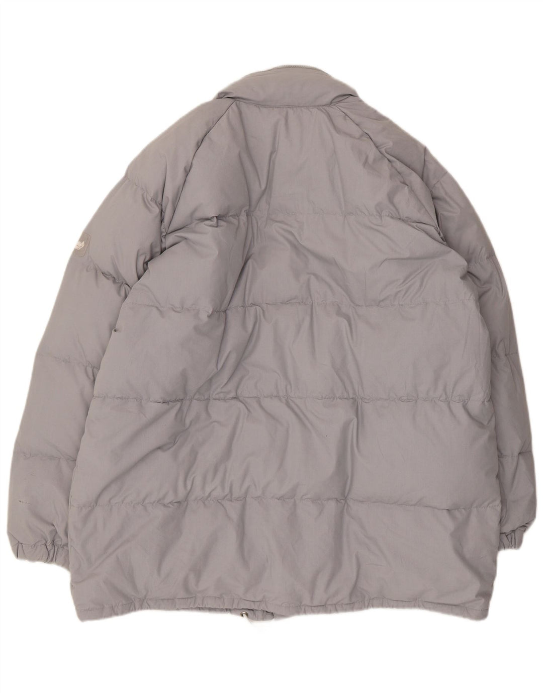 C&A Mens Hooded Padded Jacket EU 52 XL Grey Polyester