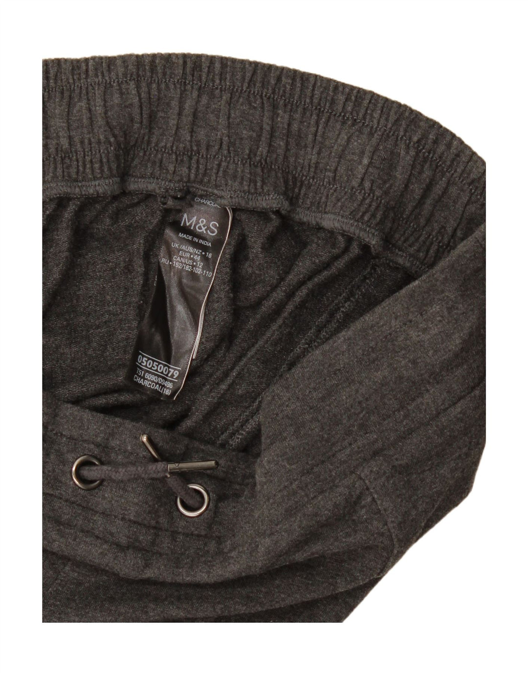 Marks & Spencer Womens Tracksuit Trousers Joggers UK 16 Large Grey