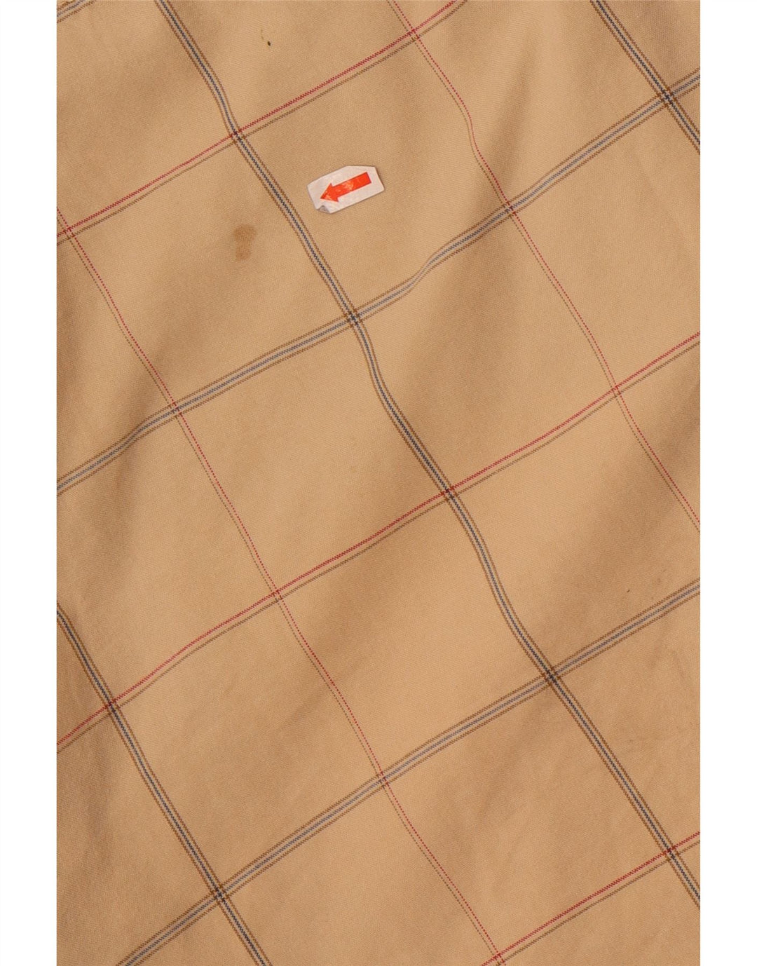 Pantaloncini chino da uomo Converse medi W32 in cotone a quadri beige