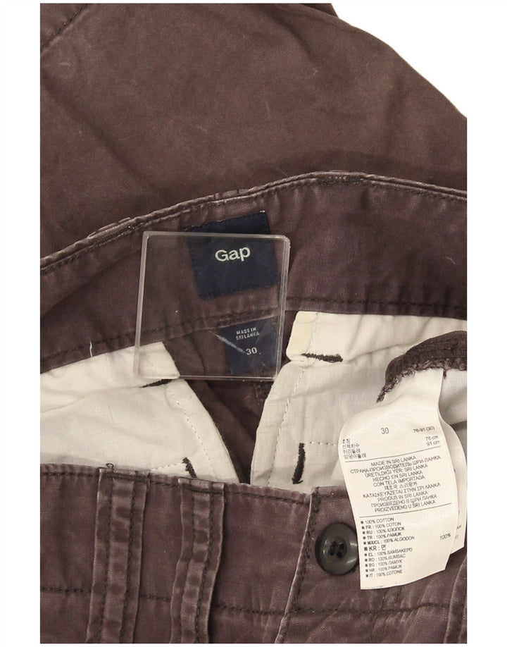 Gap Mens Capri Cargo Trousers W30 L22 Grey Cotton