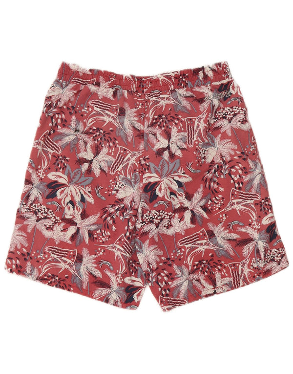 Columbia Boys svømmeshorts 15-16 år røde blomsternylon