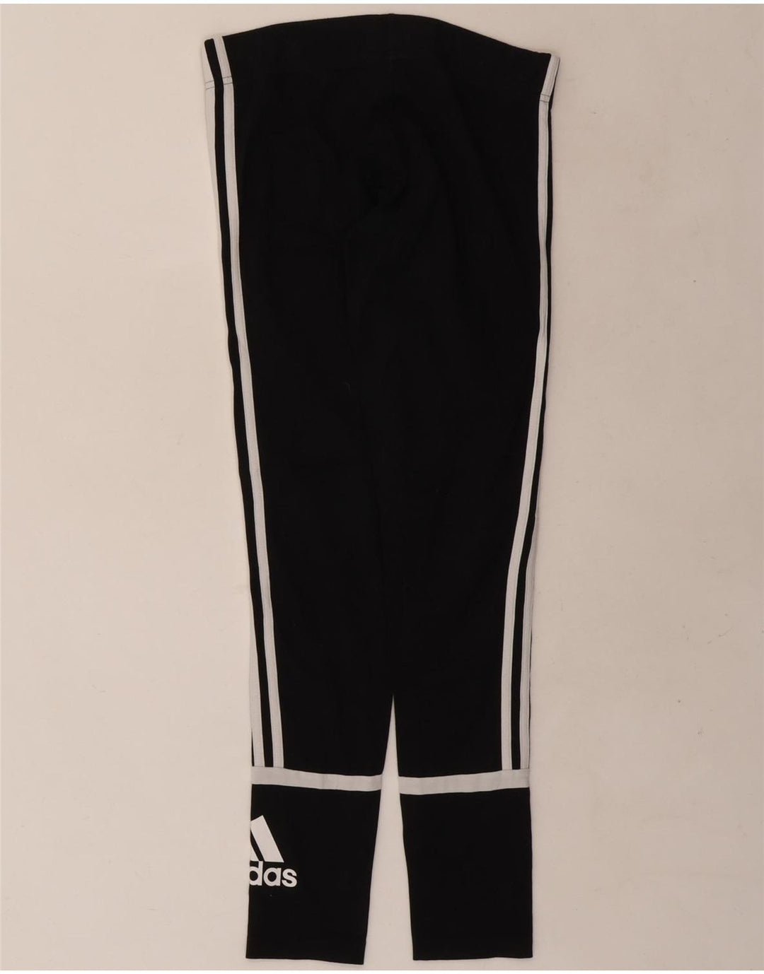 Adidas Womens Graphic Leggings UK 12/14 Medium Black