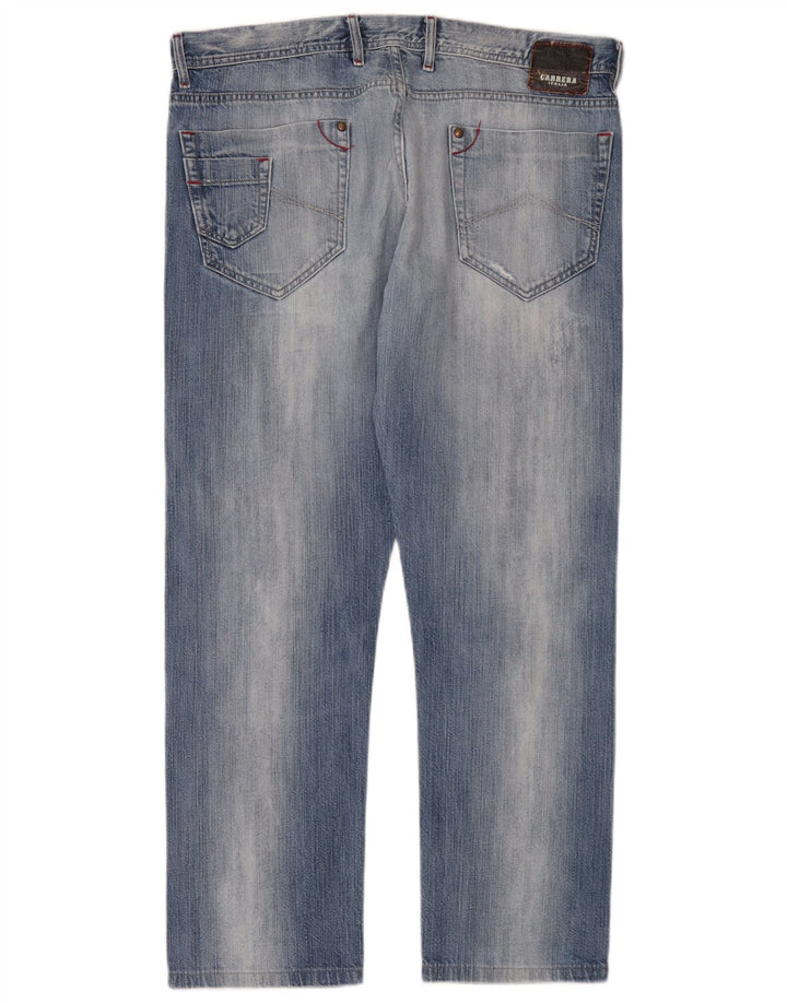 Carrera Mens Straight Jeans W36 L30 Blue Cotton
