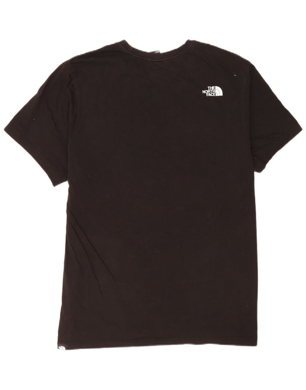 Camiseta gráfica masculina The North Face 2XL algodão preto