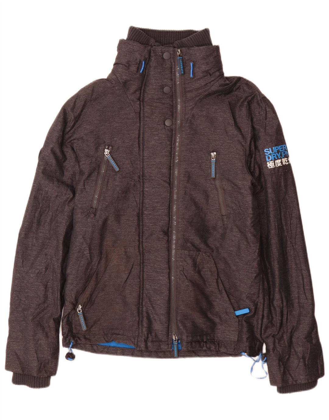 Superdry Herre Windattacker Windbreaker Jacket UK 36 Small Grå Nylon