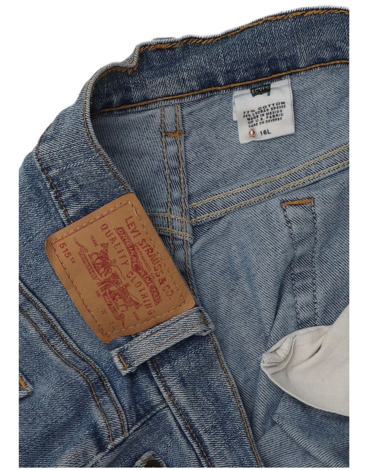 Levi's Womens 515 Bootcut Jeans US 16 2XL W36 L32 Blue Cotton