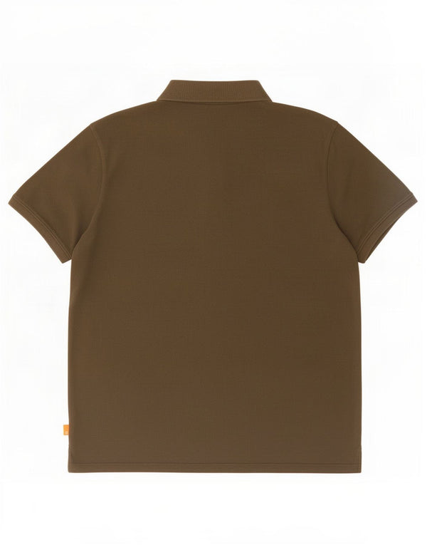 Timberland Herren Regular Fit Poloshirt XL Khaki Baumwolle
