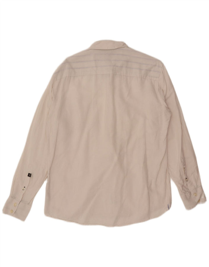 Marlboro Classics Mens Slim Fit Shirt Large White