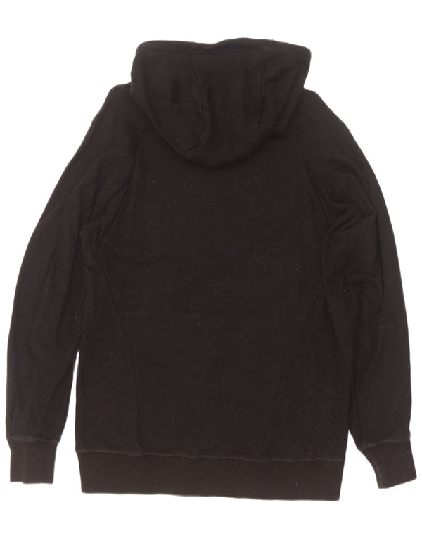 Adidas Mens Hoodie Jumper Médio Algodão Preto
