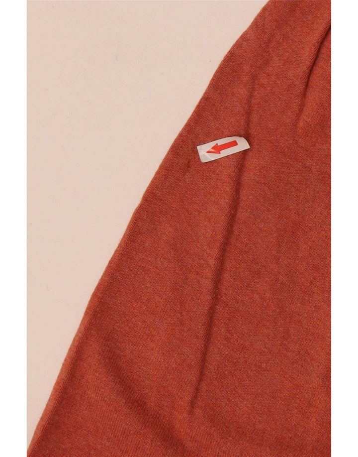 Marks & Spencer Herre sweater med rund hals XL Orange bomuld