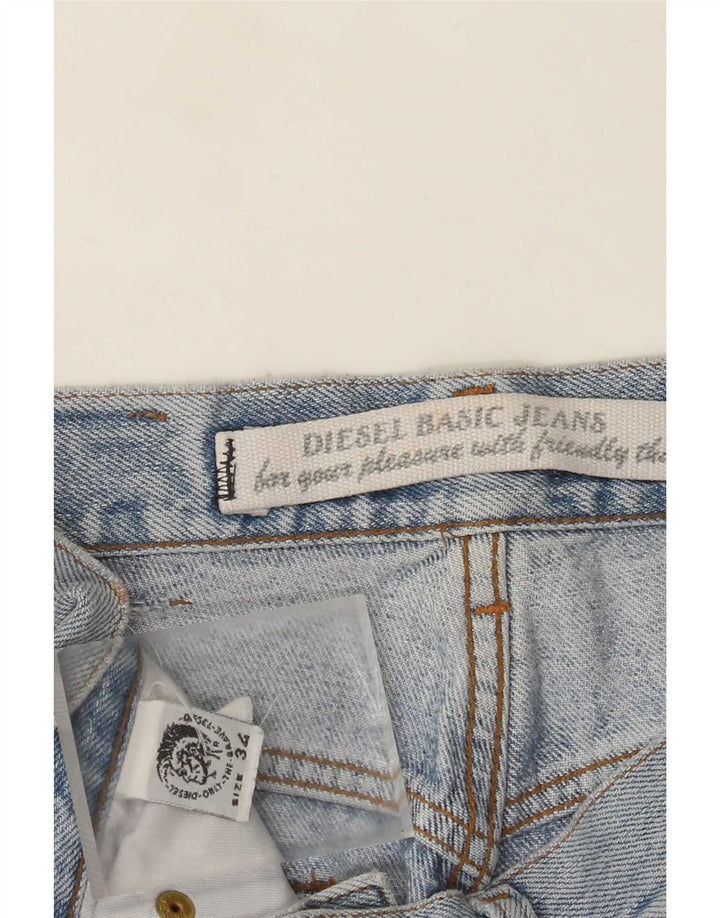 Diesel Herren-Jeansshorts W34, große blaue Baumwolle