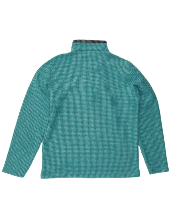Weird Fish Mens Zip Fleece Jumper Μεγάλο Τυρκουάζ Πολυεστέρας